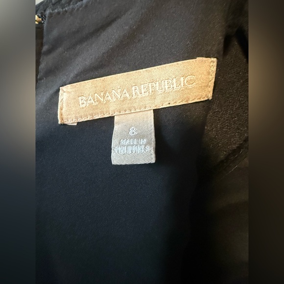 Banana Republic Textured Black A line Black Dress from 2014 - Picture 2 of 5